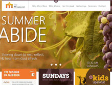 Tablet Screenshot of livethemission.org